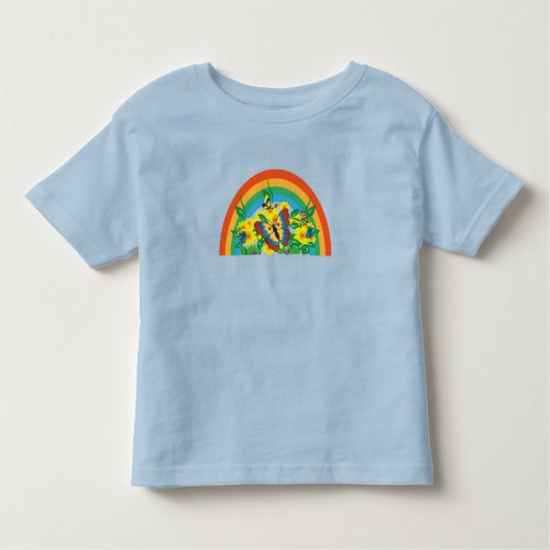 Butterflies _ Rainbow Toddler T_shirt