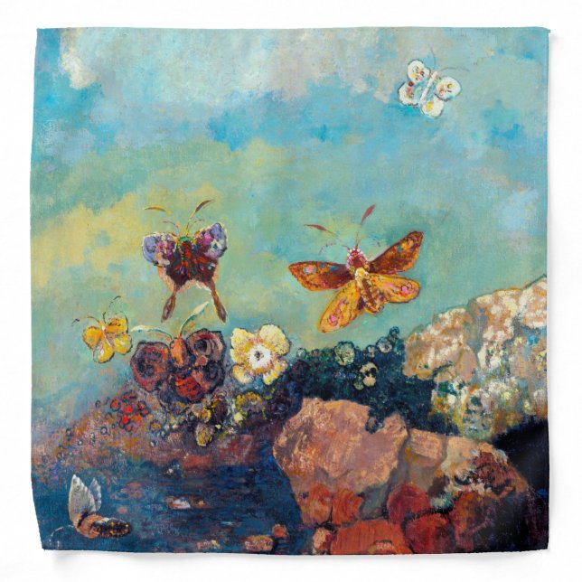 Butterflies, Redon Bandana (Front)
