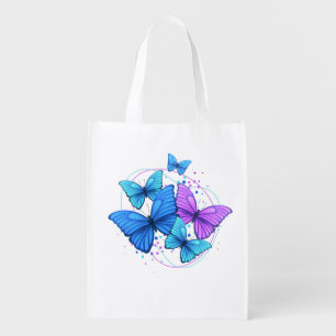 Butterflies Reusable Grocery Bag for Nature Lovers