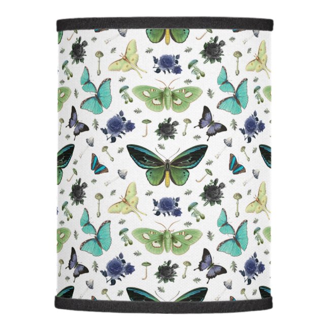 Butterflies & Roses Lamp Shade (Front)