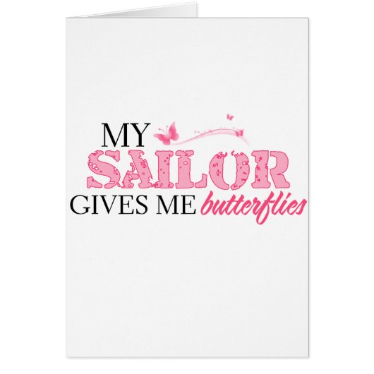 Butterflies Sailor Cards (Front)