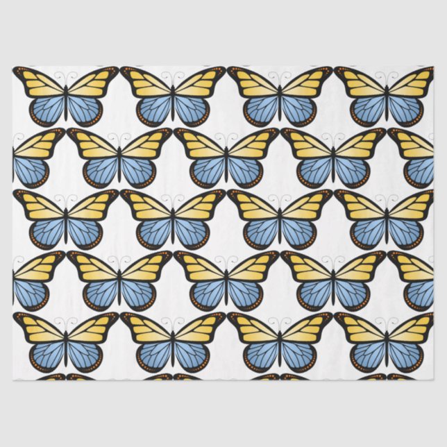 Butterflies Series Design 5 Tissue Paper (Front)