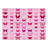 Butterflies, shades of pink and fuchsia (Front Horizontal)