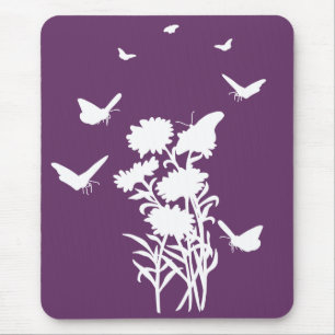 Butterflies Silhouette Mousepad