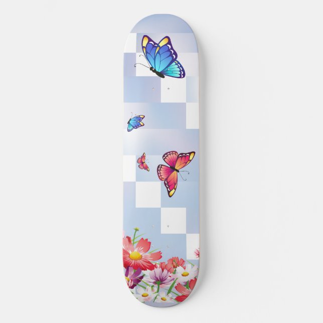 Butterflies Skateboard Deck (Front)