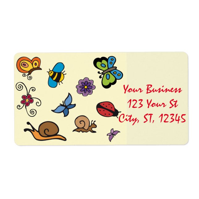 Butterflies Snails Insects Thunder_Cove Label (Front)