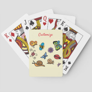 Butterflies Snails Insects Thunder_Cove Poker Cards