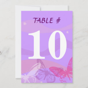 BUTTERFLIES & STARS Bat Mitzvah Invitation