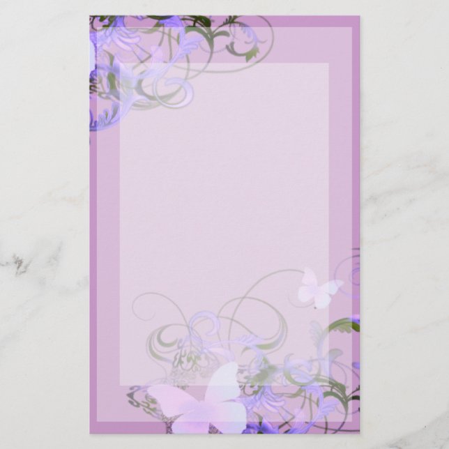 Butterflies Stationery (Front)