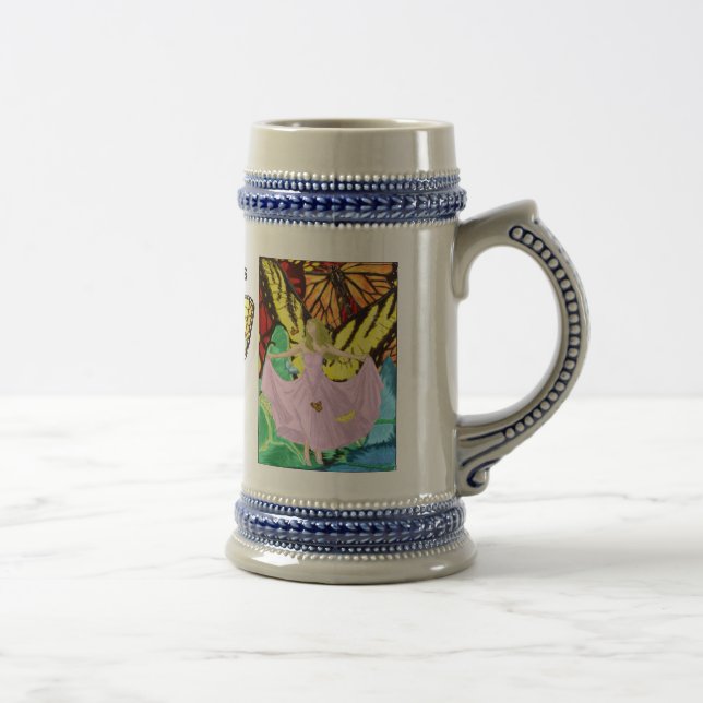 Butterflies & Sunshine Beer Stein (Right)