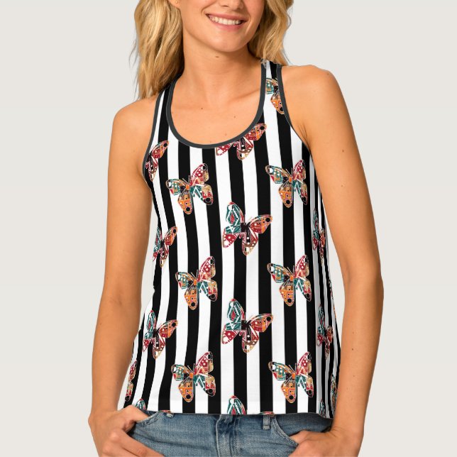 Butterflies Tank Top (Front)