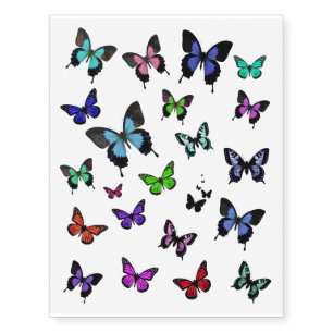 Butterflies - temporary tattoos