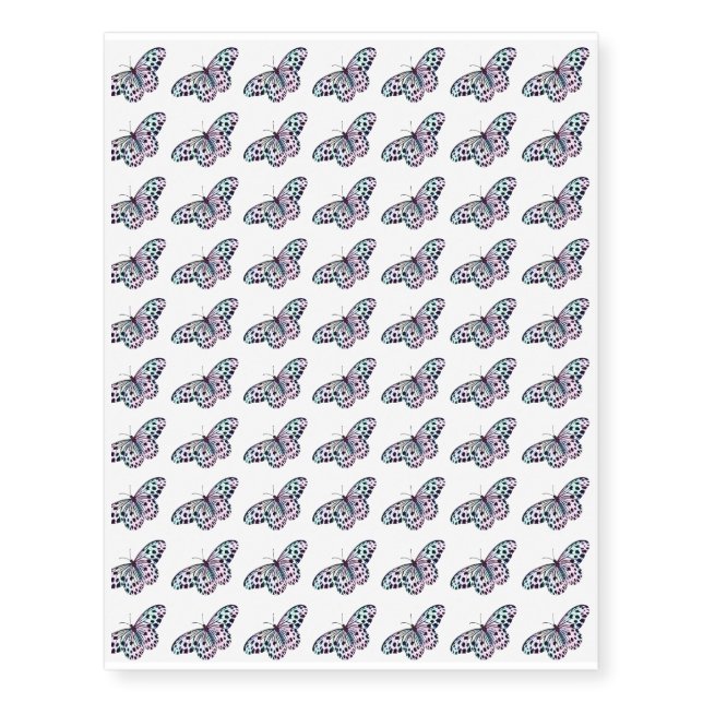 Butterflies Temporary Tattoos (Front)