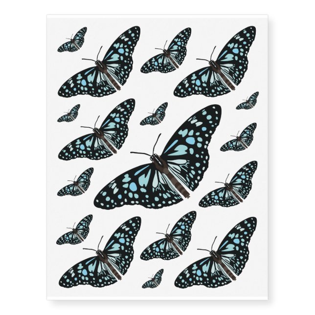 Butterflies - Temporary Tattoos (Front)