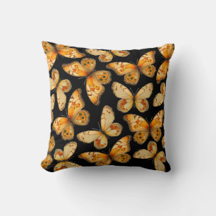 butterflies throw pillow