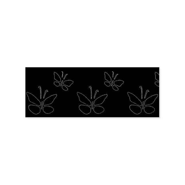 Butterflies Thunder_Cove Rubber Stamp (Imprint)