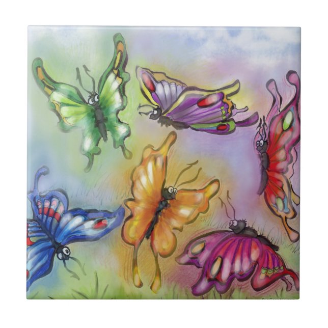 Butterflies Tile (Front)