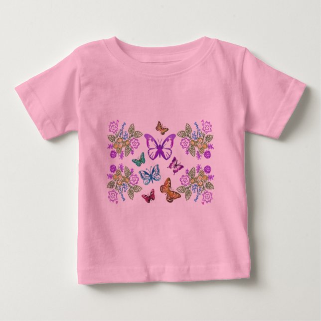 Butterflies Toddler T-Shirts (Front)