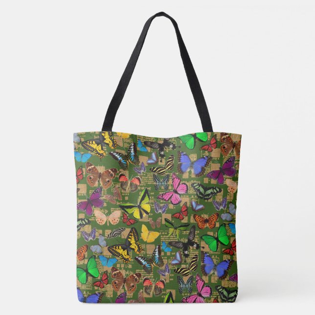 Butterflies Tote Bag (Back)