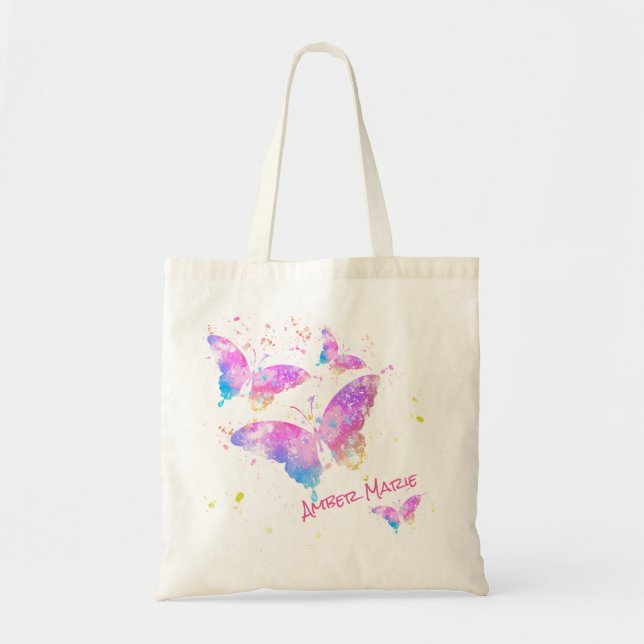 Butterflies Tote Bag (Front)