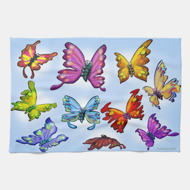 Butterflies Towel (Horizontal)