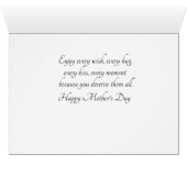 Butterflies & tulips Mother's day card (Inside Horizontal (Bottom))