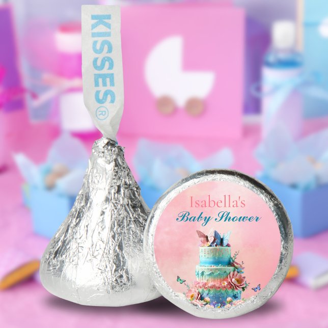  Butterflies Twins Baby Shower Hershey®'s Kisses® (Creator Uploaded)
