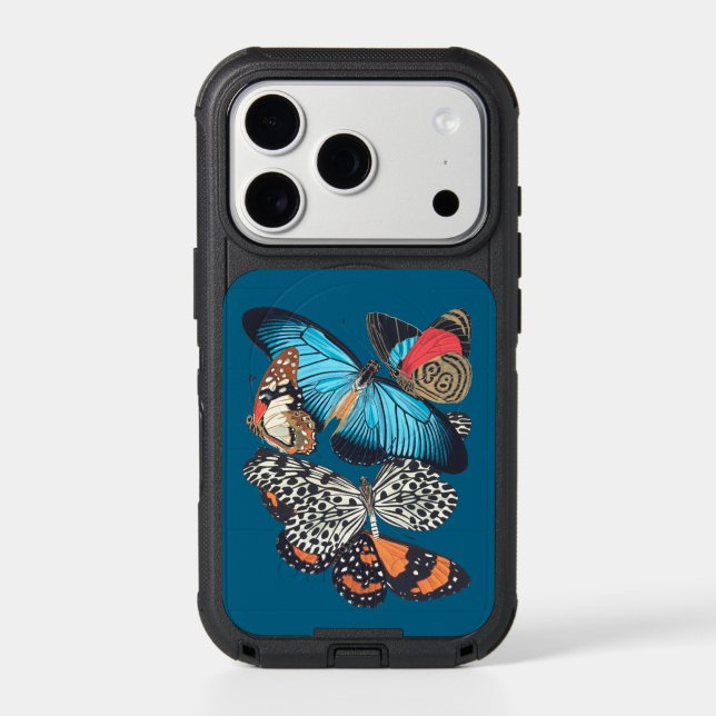 Butterflies Vintage Otterbox iPhone Case (Back)