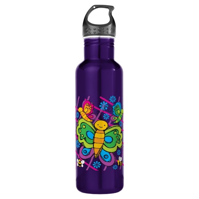 Butterflies Water Bottle (Front)