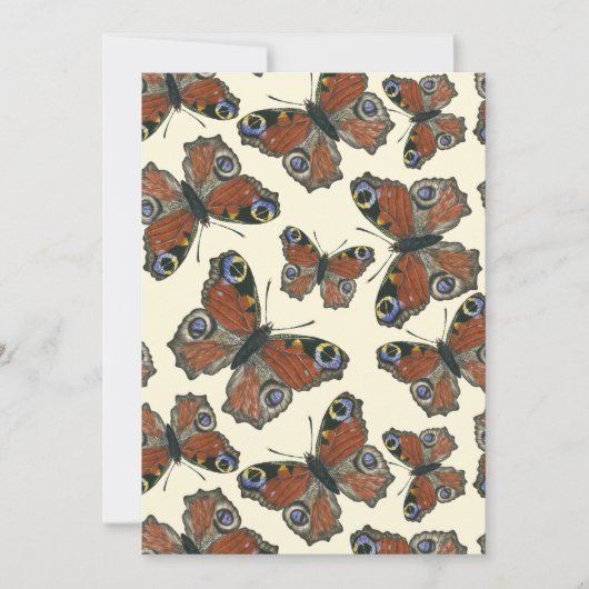 Butterflies watercolor pattern (Front)