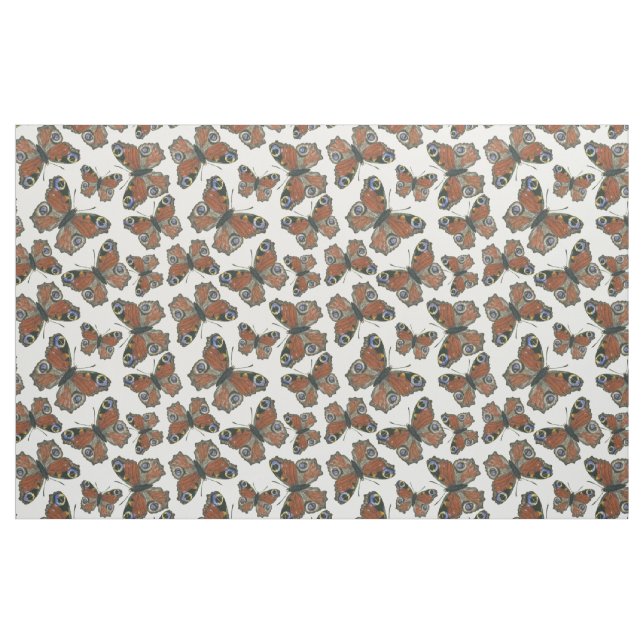 Butterflies watercolor pattern fabric (Fat Quarter)