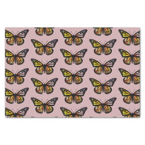 Butterflies Watercolor Pattern Gift Tissue Paper