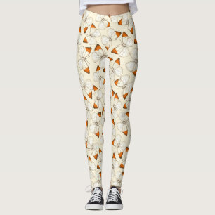 Butterflies watercolor pattern leggings