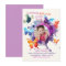 Butterflies Watercolor Photo Invitation