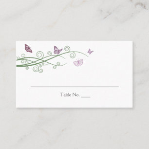 Butterflies Wedding Placecards