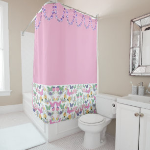 Butterflies with embellishment Shower Curtain