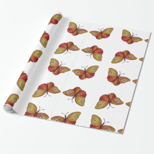 Butterflies Wrapping Paper, 30 in x 6 ft Wrapping Paper