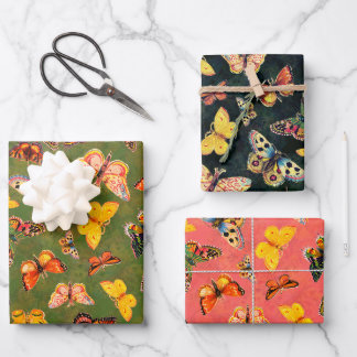 Butterflies Wrapping Paper Sheets