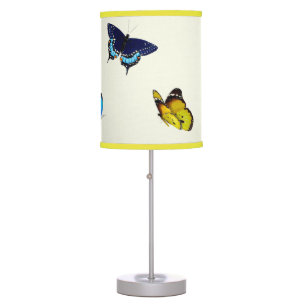 Butterflies Yellow Floor Lamp