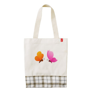 Butterflies Zazzle HEART Tote Bag