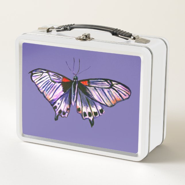 Butterflues Metal Lunch Box (Front)