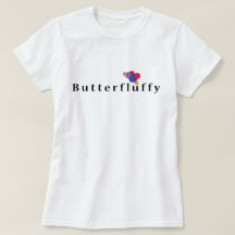 Butterfluffy: Cute food loving bird t-shirt
