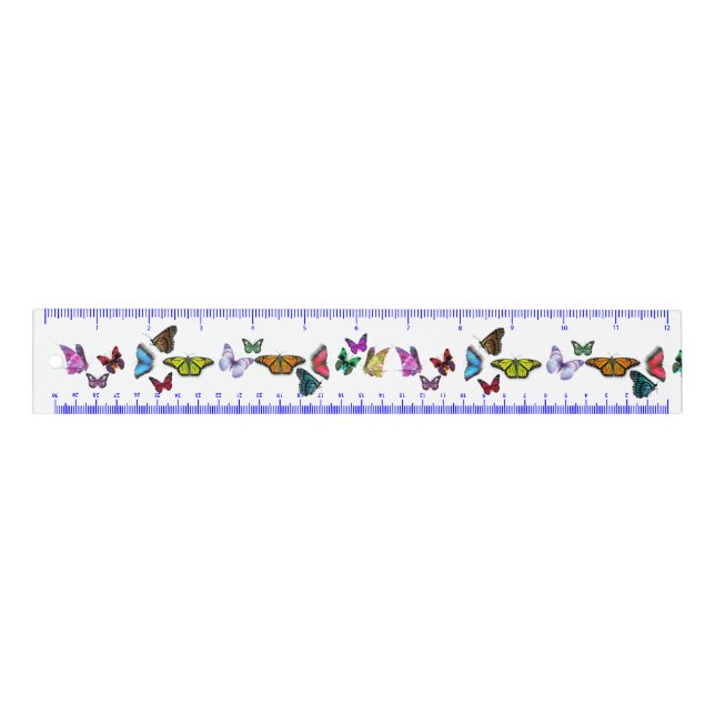Butterfly 12 inch Ruler (Front)