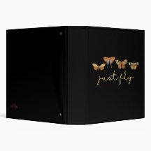 Butterfly 1.5" Three-ring Binder