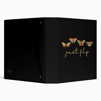 Butterfly 1.5" Three-ring Binder