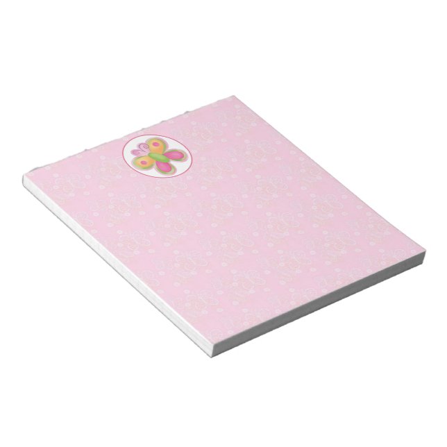 Butterfly 1 notepad (Angled)