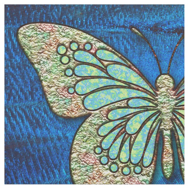 Butterfly 1A Custom Fabric (Close Up)