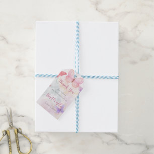 Butterfly 1st Birthday Party Butterfly Gift Tags