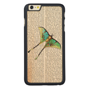 Butterfly 2 carved maple iPhone 6 plus case