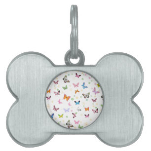 Butterfly 2 pet ID tag